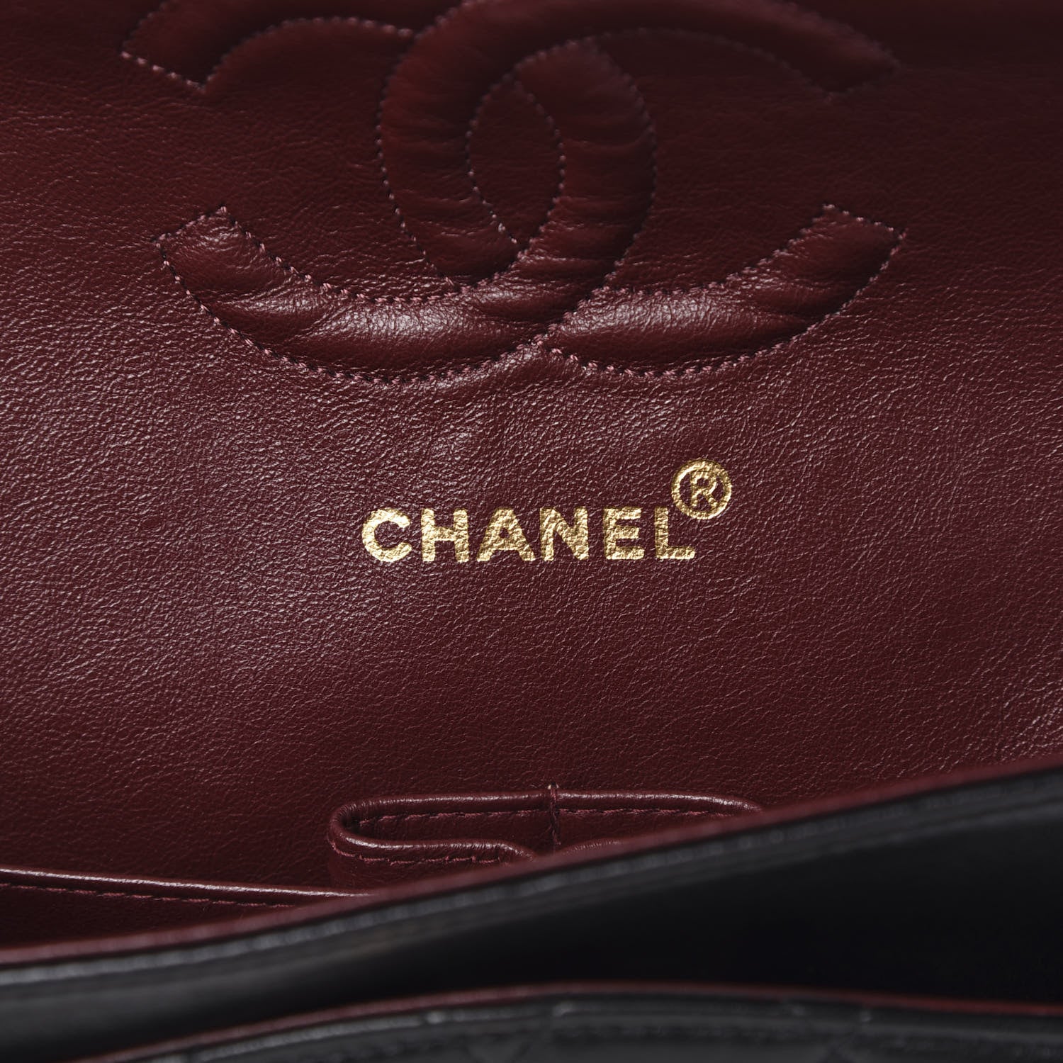 Chanel Lambskin Quilted Medium Double Flap Black 6 of 16
