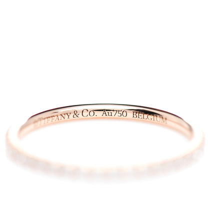 Tiffany 18K Rose Gold Diamond .34ctw Soleste Full Eternity Band Ring 49 5 4 of 4