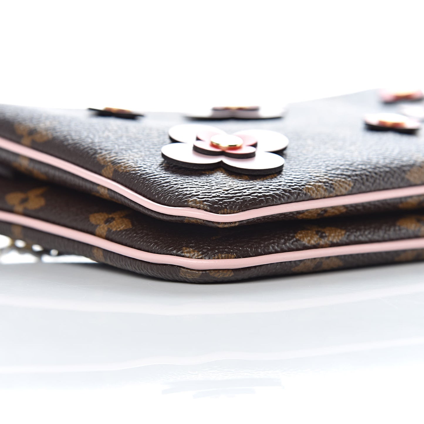 Monogram Blooming Flowers Double Zip Pochette