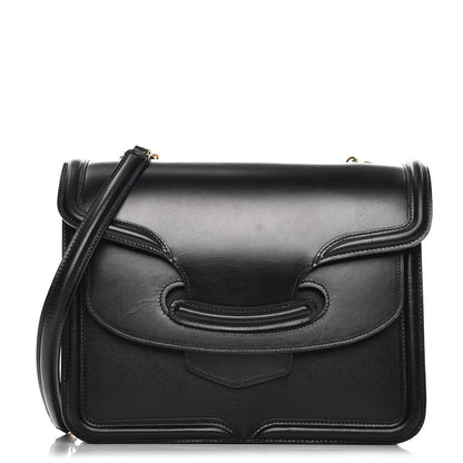 Alexander McQueen Calfskin Heroine Chain Satchel Black 1 of 10