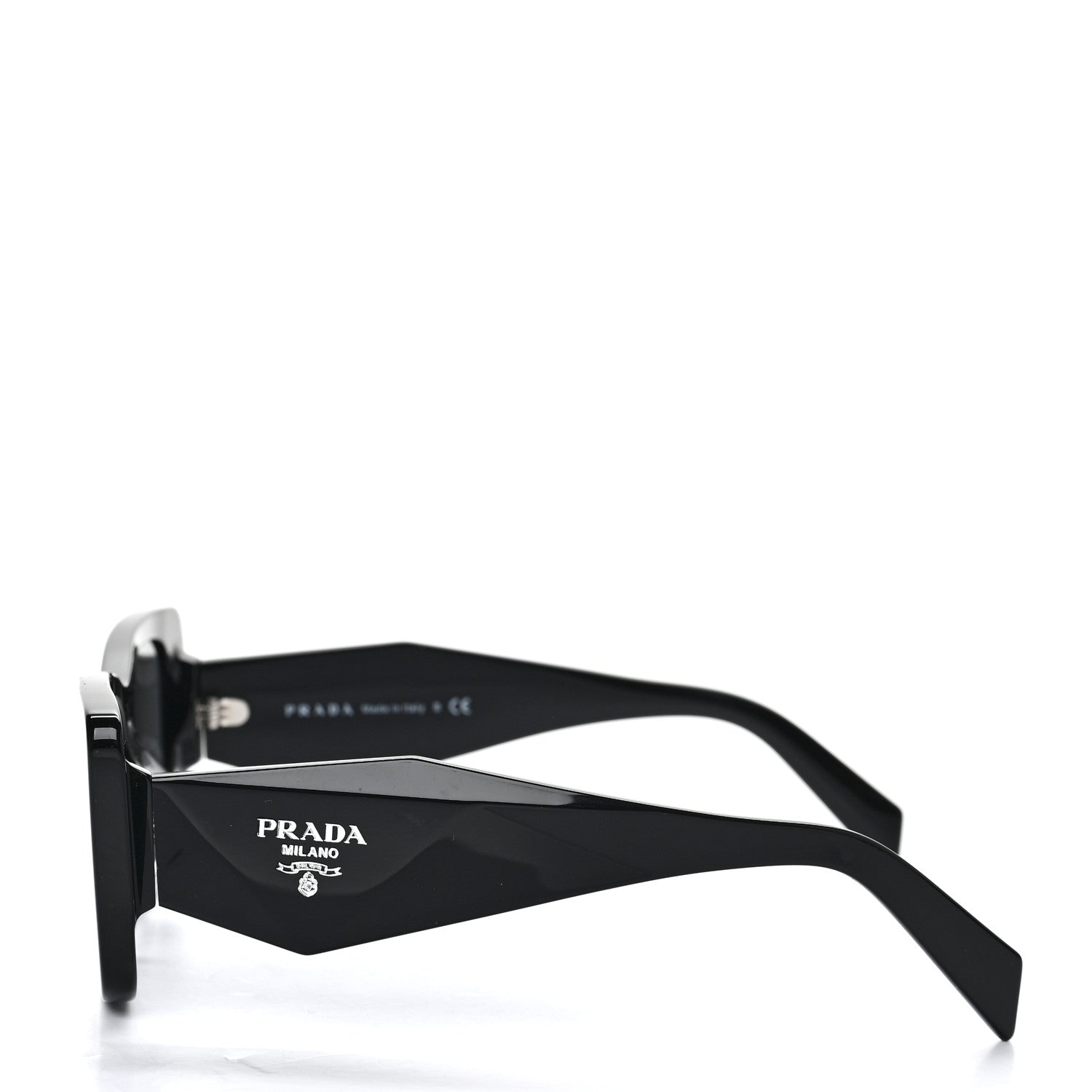 Prada Acetate Symbole Sunglasses SPR 08Y Black 3 of 8