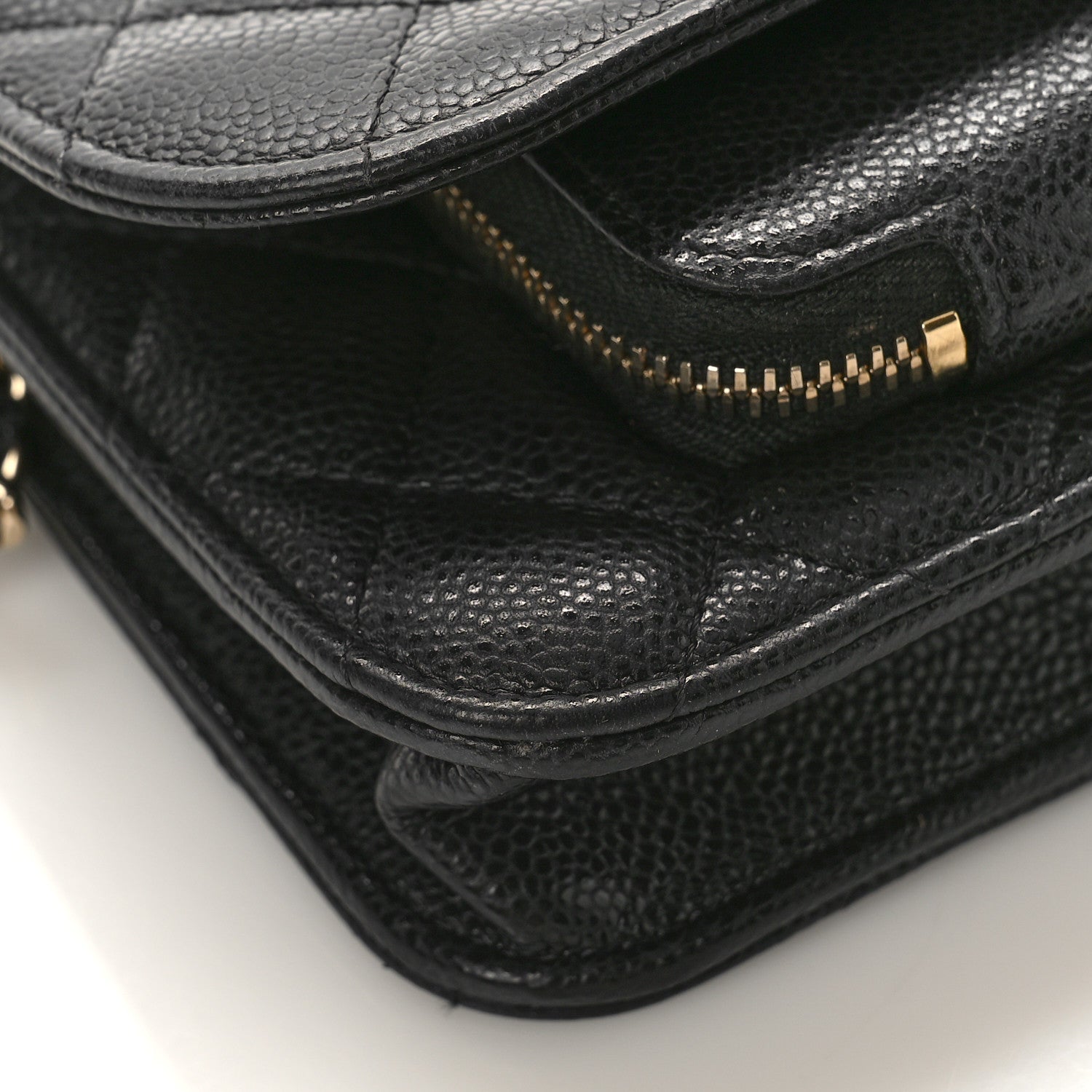 Chanel Caviar Quilted Business Affinity Clutch With Chain Black 9 of 10
