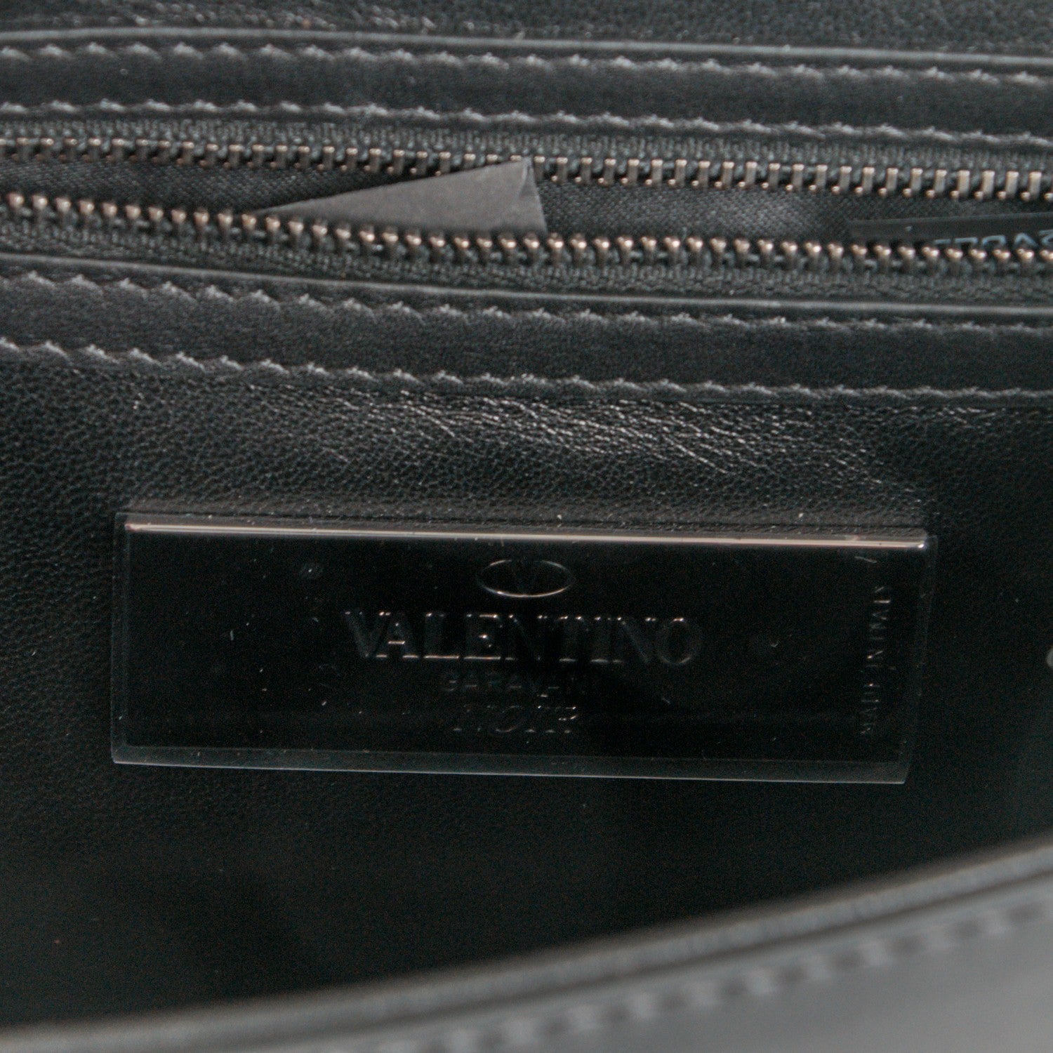 Valentino Garavani Vitello Small Glam Lock Rockstud Flap Black 7 of 8