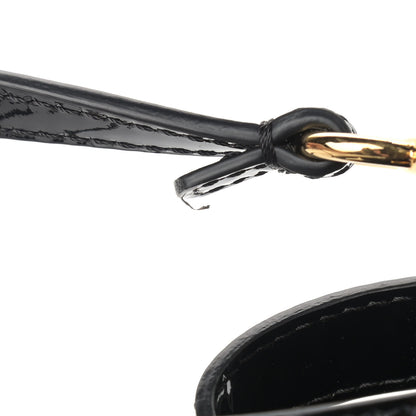 Fendi Vitello Vernice Mou Mini Peekaboo Iconic Satchel Black 10 of 10