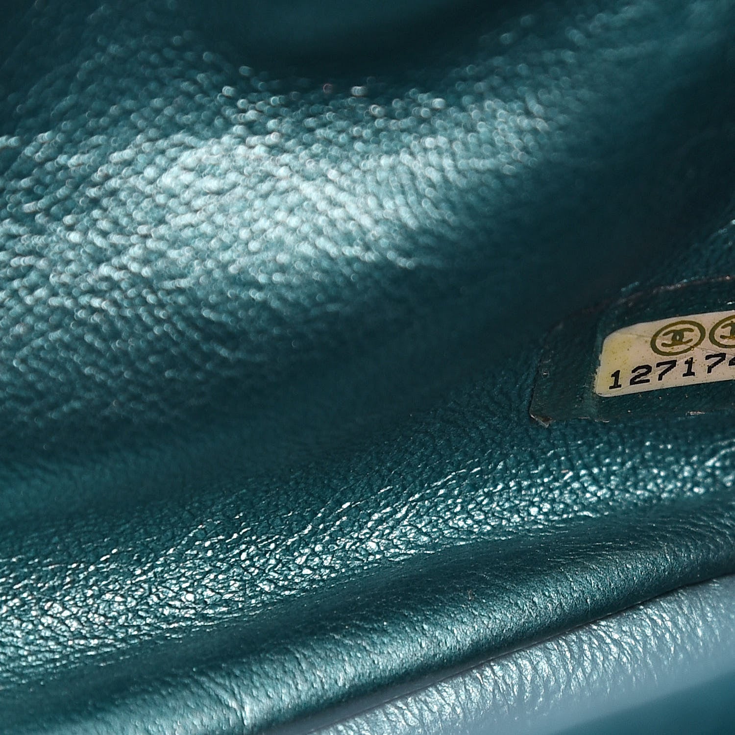 Chanel Metallic Calfskin Quilted 2.55 Reissue 227 Flap Turquoise 7 of 17