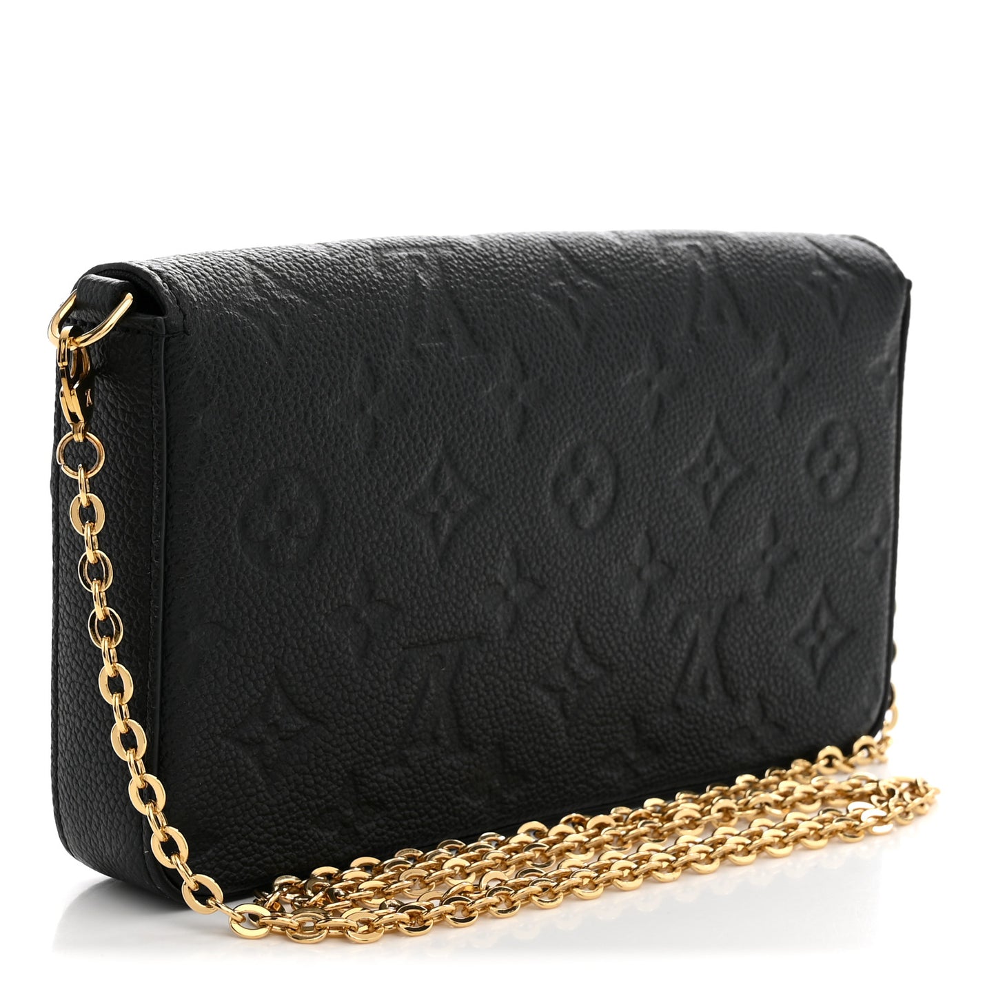 Empreinte Pochette Felicie Chain Wallet Black