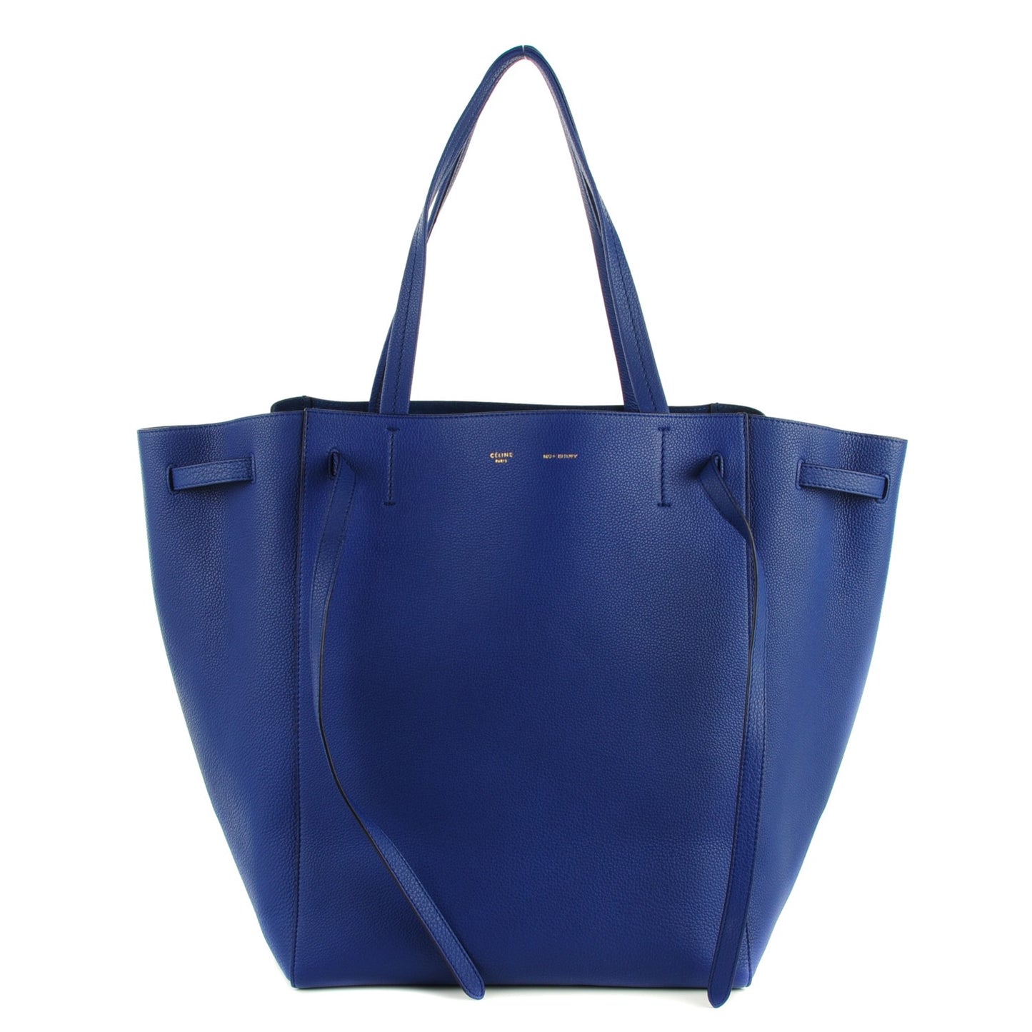 Soft Grained Calfskin Small Cabas Phantom Indigo