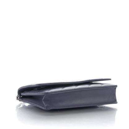 Chanel Lambskin Quilted Wallet On Chain WOC Lavender 4 of 8