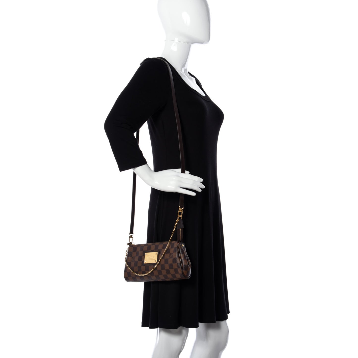 Damier Ebene Eva Clutch