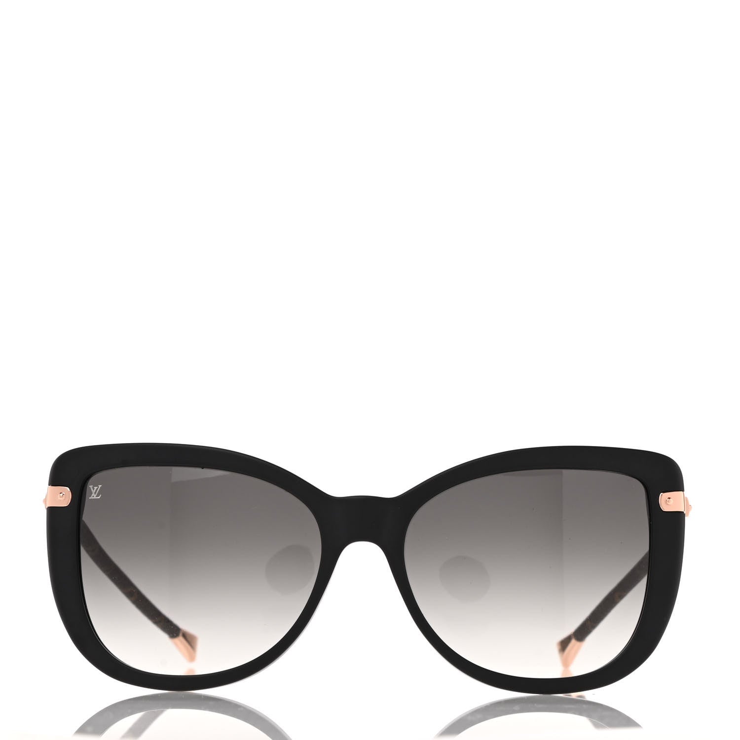 Louis Vuitton Monogram Acetate Charlotte Sunglasses Z0781W Black 2 of 11