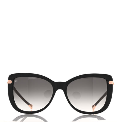 Louis Vuitton Monogram Acetate Charlotte Sunglasses Z0781W Black 2 of 11
