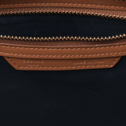 Celine Smooth Calfskin Bullhide Micro Tri-Color Luggage Brown 6 of 18