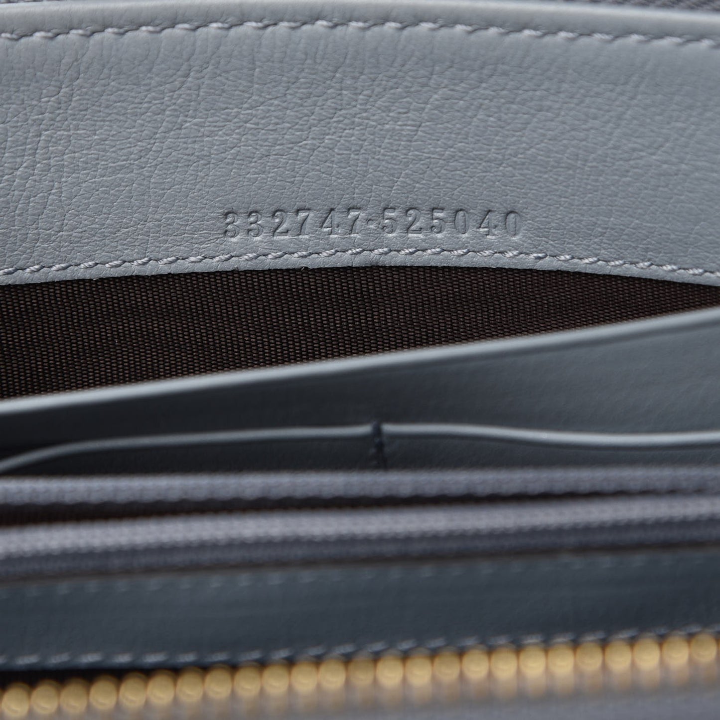 Guccissima Vitello Tender Donna Long Wallet Light Blue