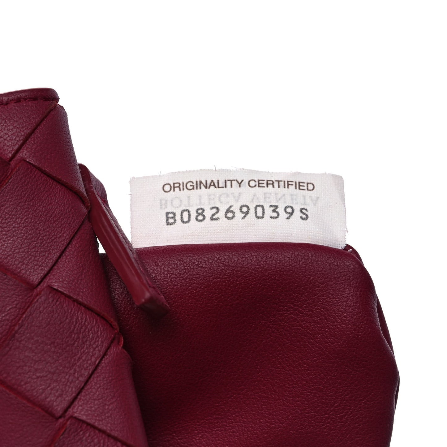 Nappa Intrecciato Flap Crossbody Amaranto