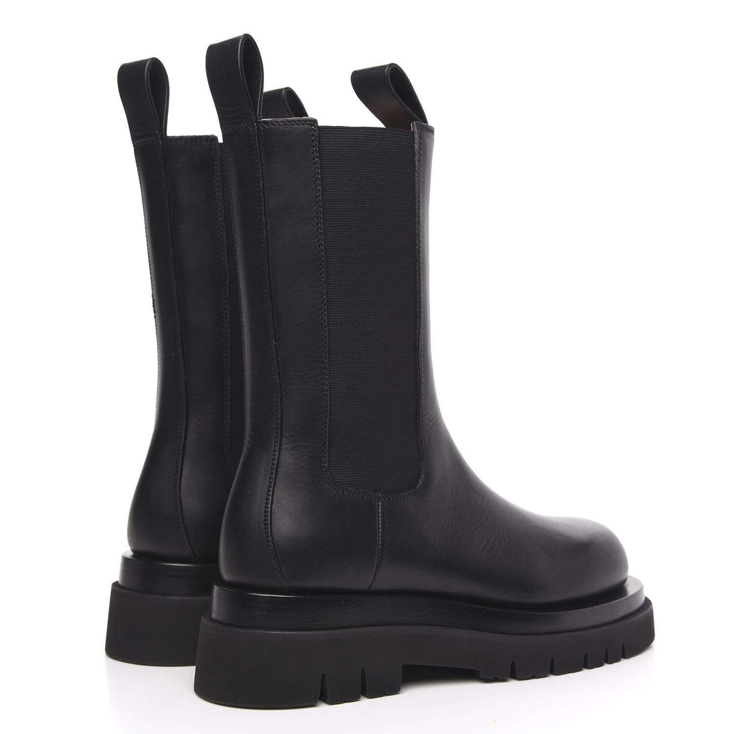 Bottega Veneta Calfskin The Lug Chelsea 55mm Boots 37 Black 4 of 8