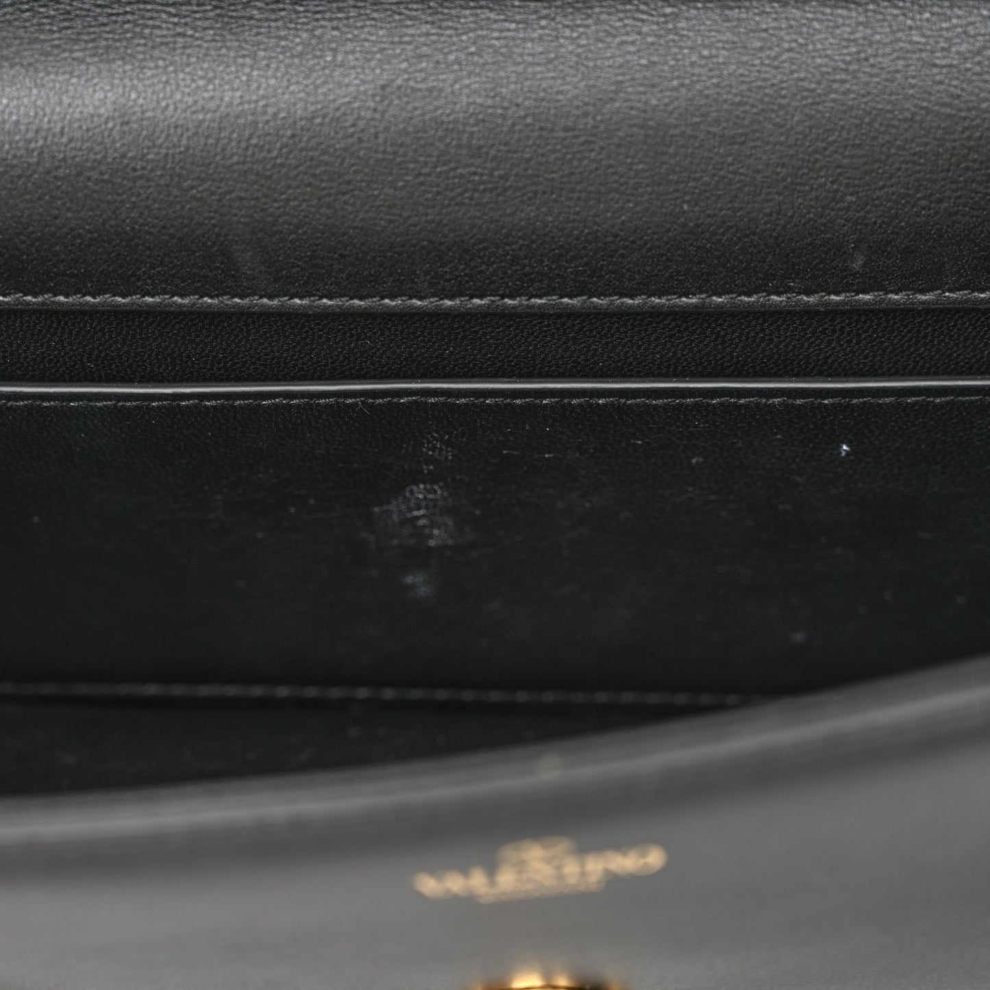 Calfskin Vlogo Small Loco Shoulder Bag Black