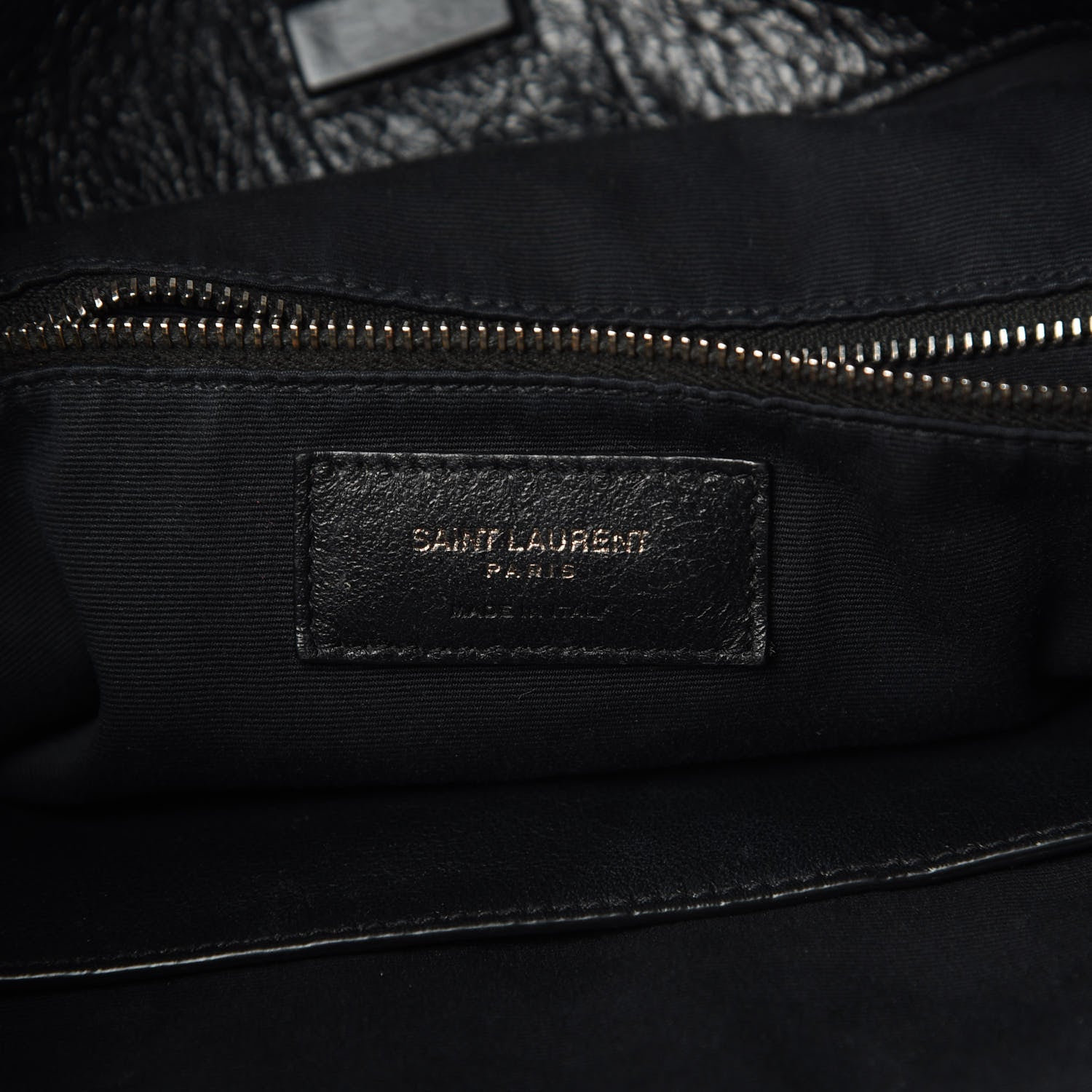 Saint Laurent Crinkled Calfskin Matelasse Monogram Niki Shoulder Bag Black 6 of 18