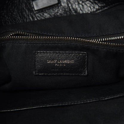 Saint Laurent Crinkled Calfskin Matelasse Monogram Niki Shoulder Bag Black 6 of 18
