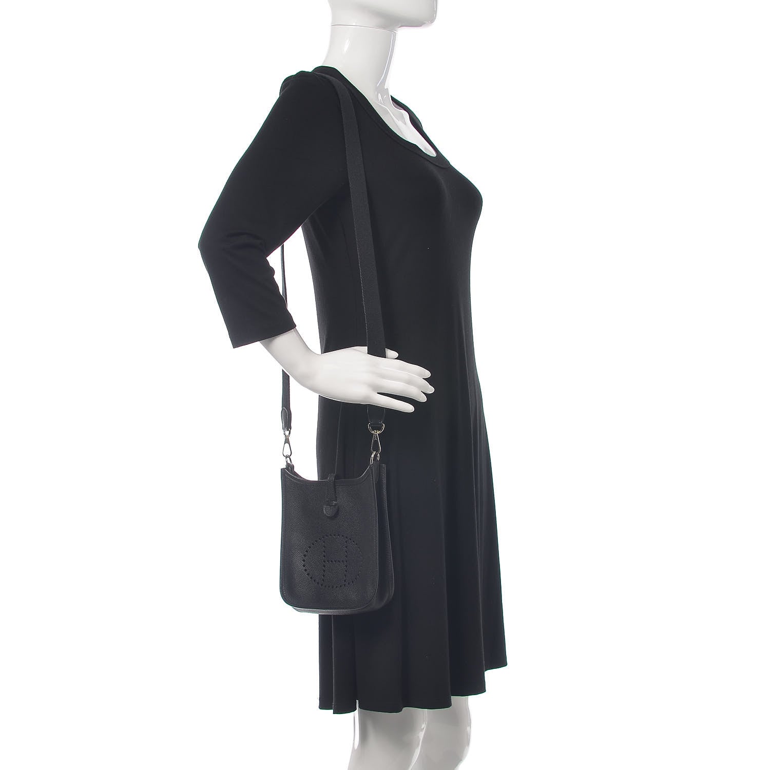Hermes Epsom Evelyne TPM Black 2 of 11