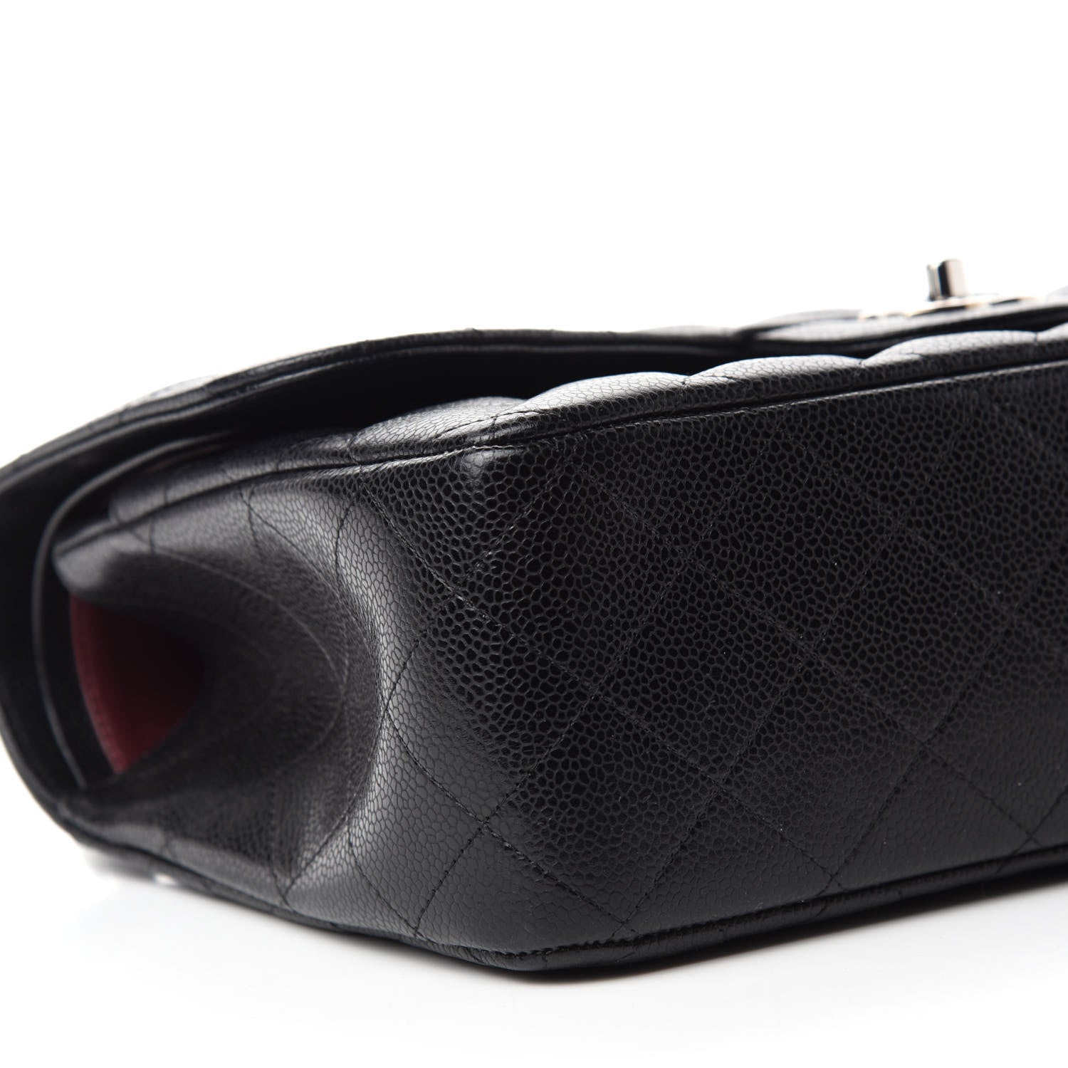 Chanel Caviar Quilted Jumbo Double Flap Black 6 of 15
