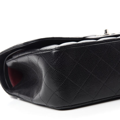 Chanel Caviar Quilted Jumbo Double Flap Black 6 of 15