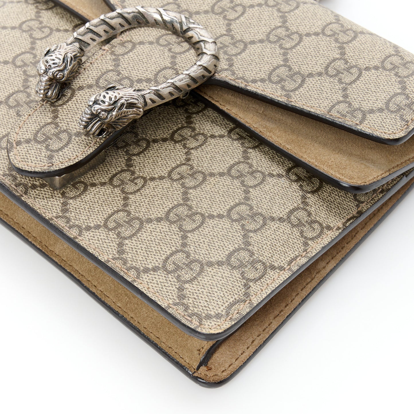 GG Supreme Monogram Mini Dionysus Shoulder Bag Taupe