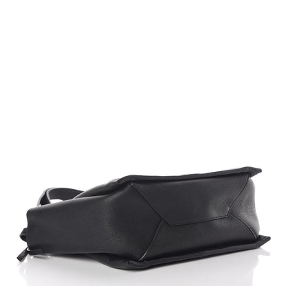 Celine Baby Grained Calfskin Small Tri-Fold Bag Black 4 of 9