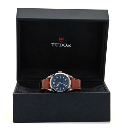 TUDOR Stainless Steel Calfskin 36mm Black Bay Automatic Watch Blue 79500 5 of 5