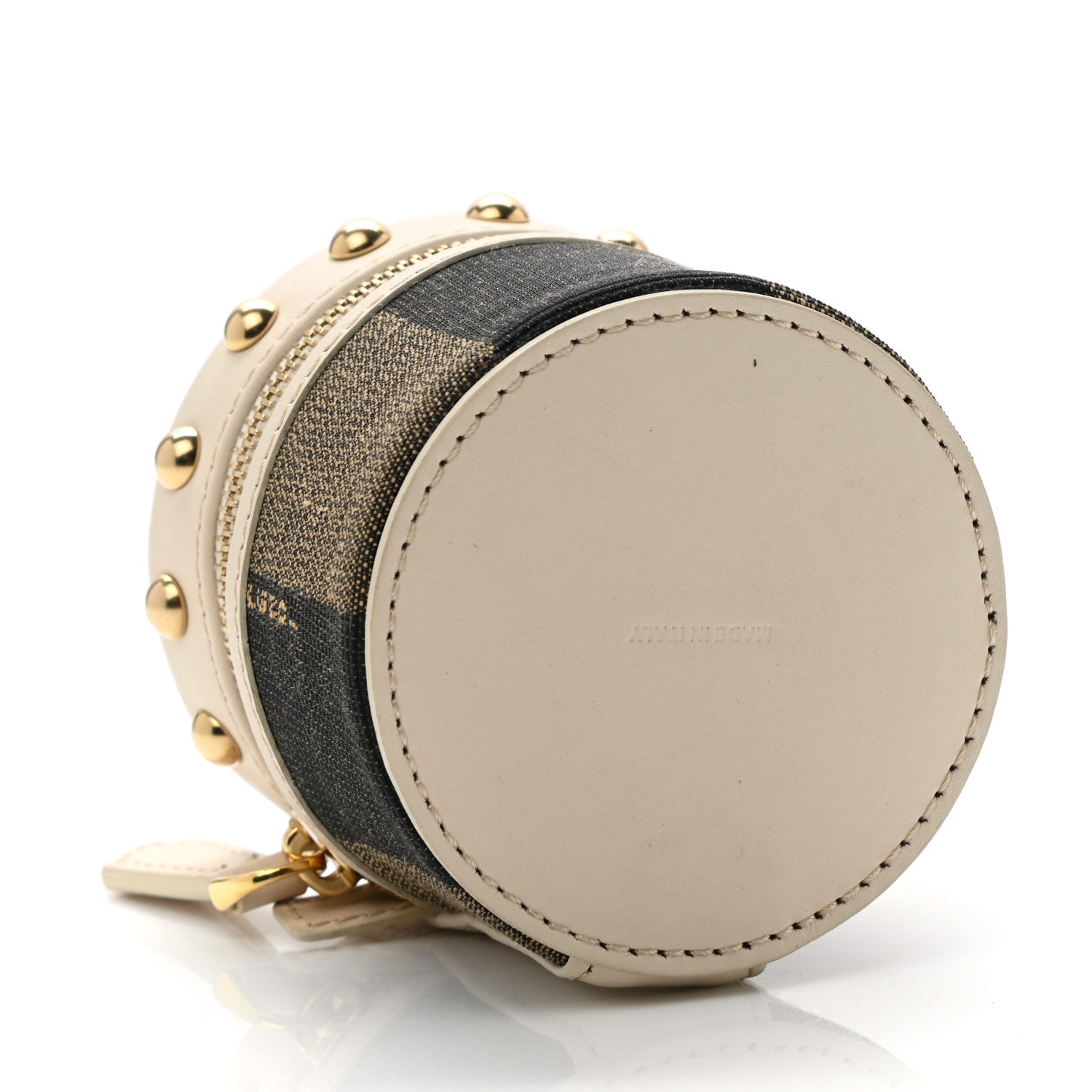 Fendi Pequin Studded Mini Box Camelia 4 of 8