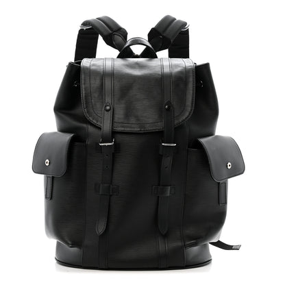 Louis Vuitton Epi Christopher Backpack PM Black 1 of 16