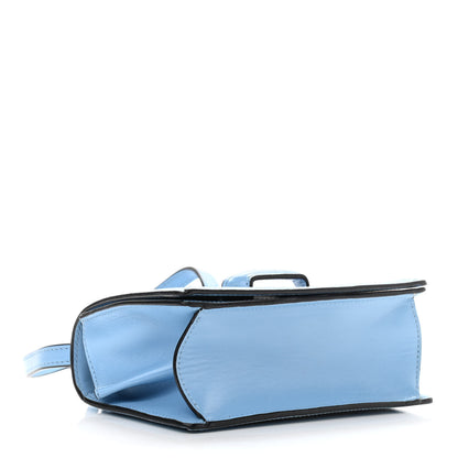 Loewe Calfskin Gingham Small Barcelona Shoulder Bag Soft Blue 4 of 10