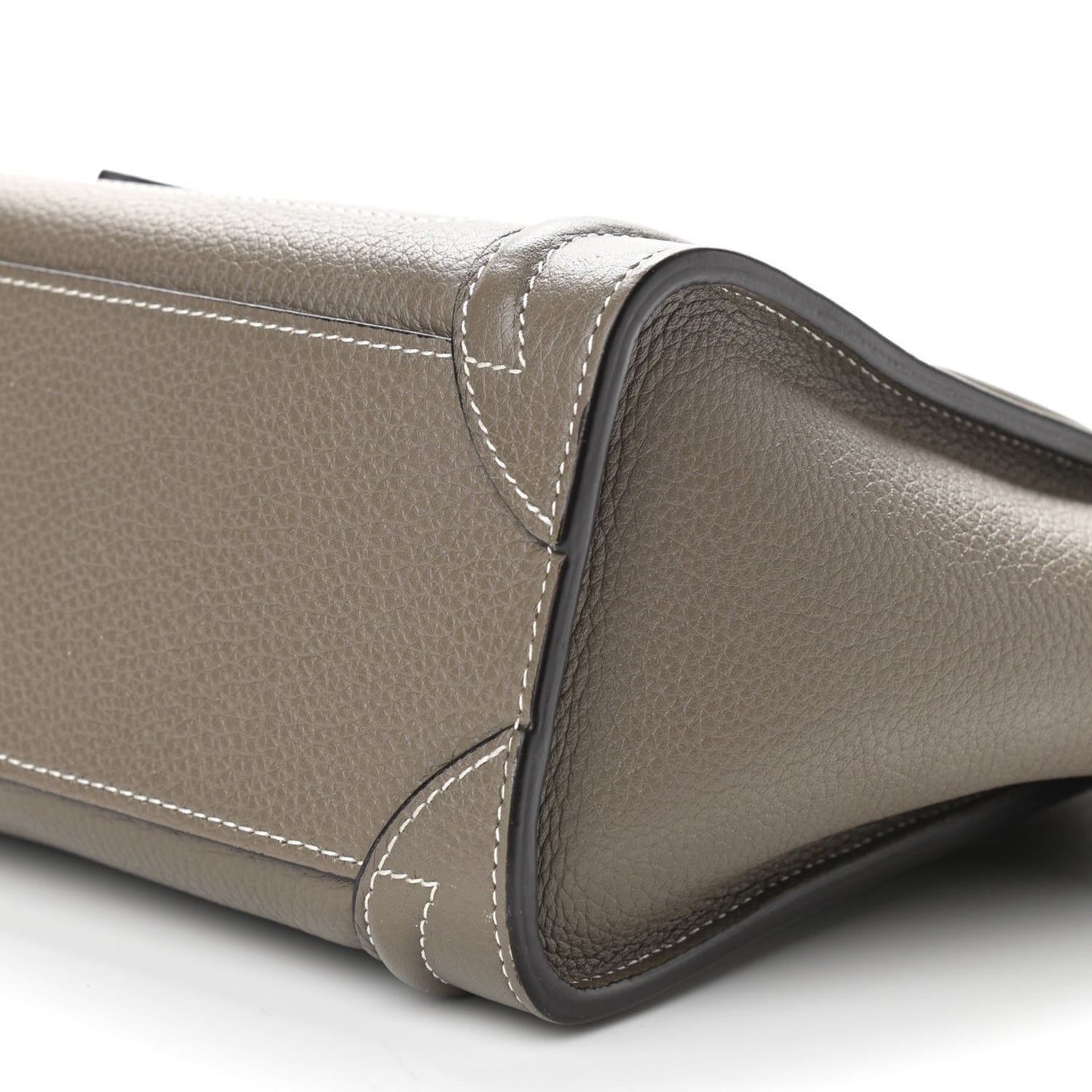 Drummed Calfskin Nano Luggage Souris