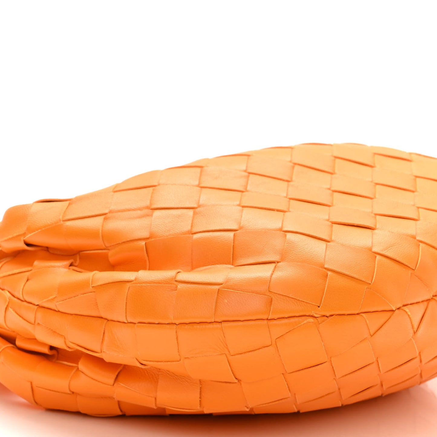 Nappa Intrecciato Mini Jodie Tangerine