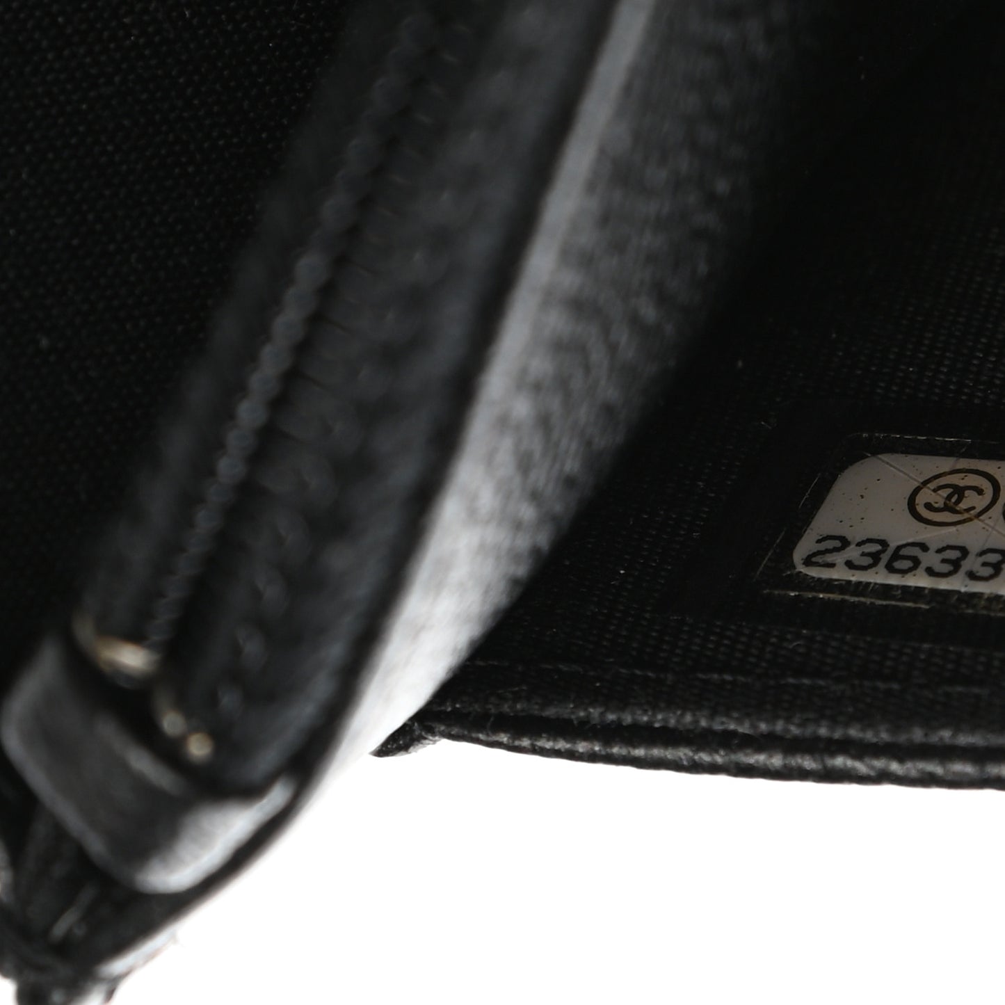 Caviar Quilted Boy Wallet On Chain WOC So Black