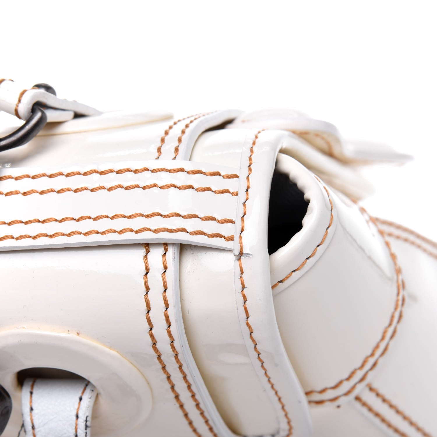 Fendi Patent B Bag White 21 of 29