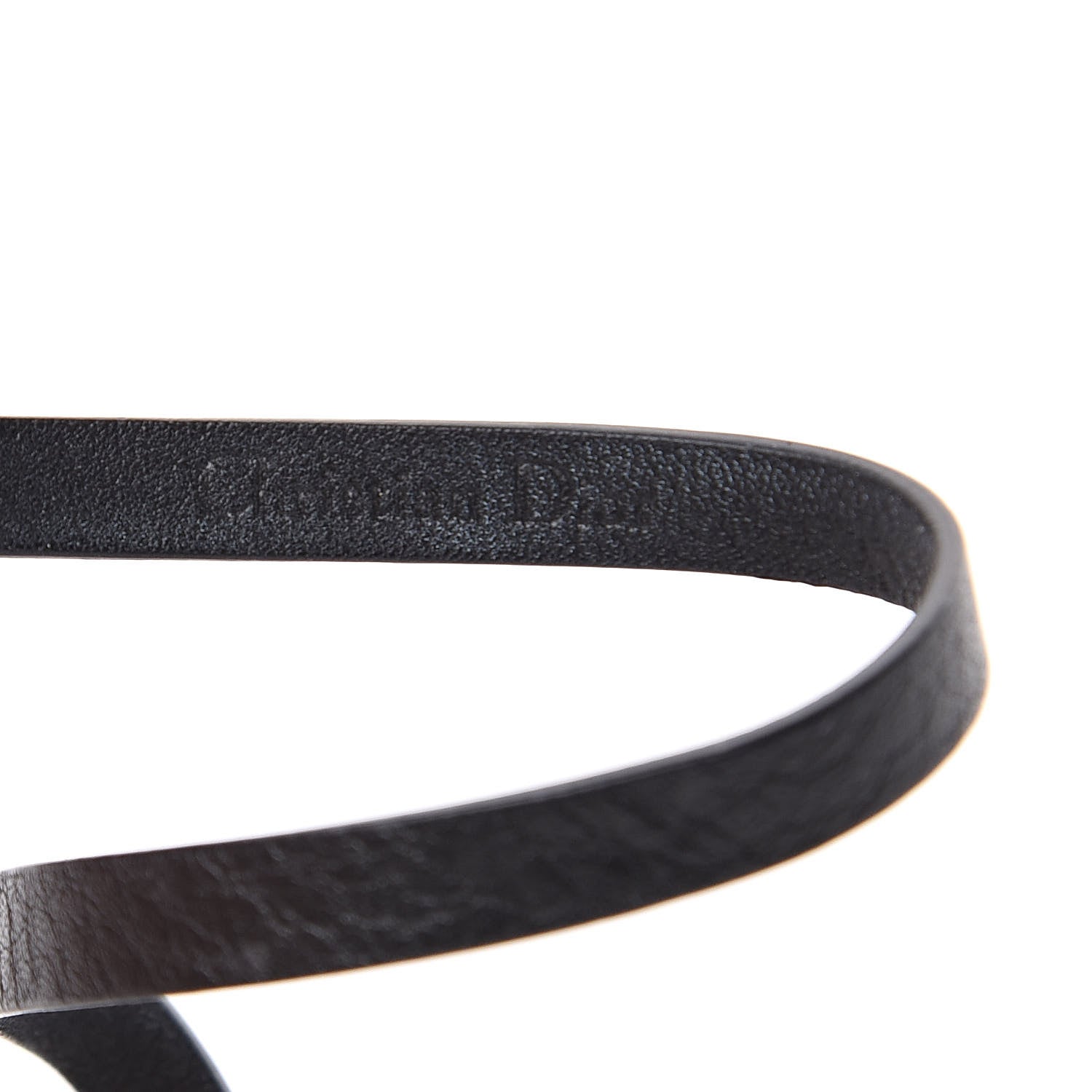 Christian Dior Calfskin J'adior Double Bracelet Black 4 of 5