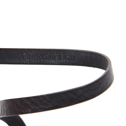 Christian Dior Calfskin J'adior Double Bracelet Black 4 of 5