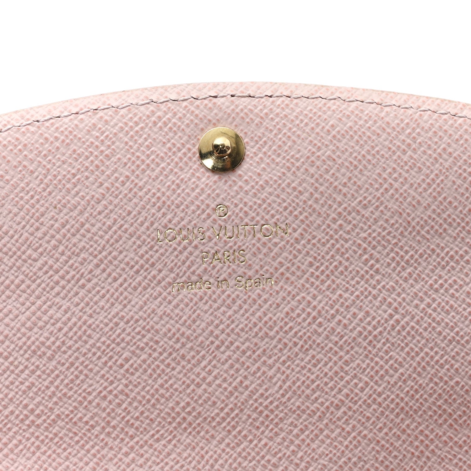 Louis Vuitton Damier Ebene Caissa Wallet Rose Ballerine 6 of 6