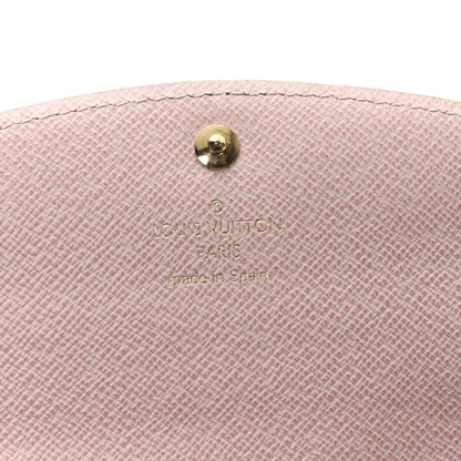 Louis Vuitton Damier Ebene Caissa Wallet Rose Ballerine 6 of 6