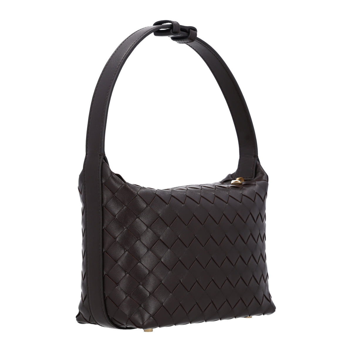 Calfskin Nappa Intrecciato Mini Wallace Fondant