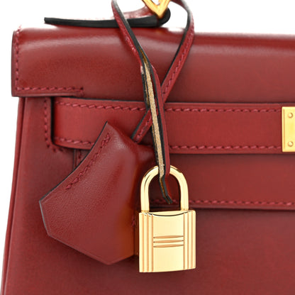Hermes Box Kelly Retourne 28 Rouge H 11 of 12