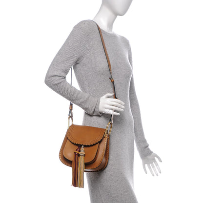 Chloe Calfskin Small Hudson Tassel Shoulder Bag Mustard Brown 2 of 6
