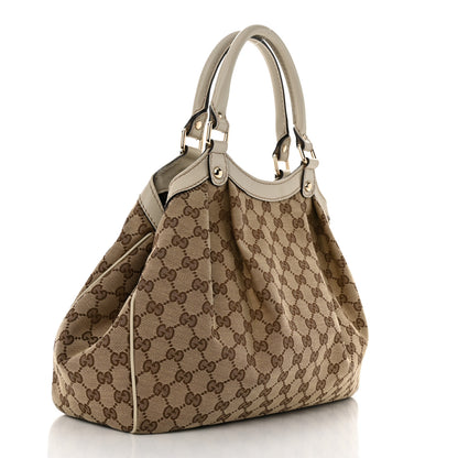 Gucci Monogram Medium Sukey Tote Off White 3 of 12