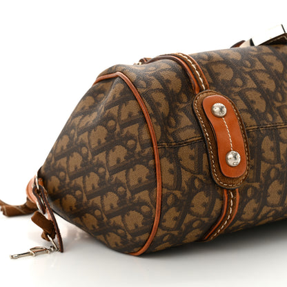 Christian Dior Monogram Romantique Trotter Flap Bag Brown 9 of 16