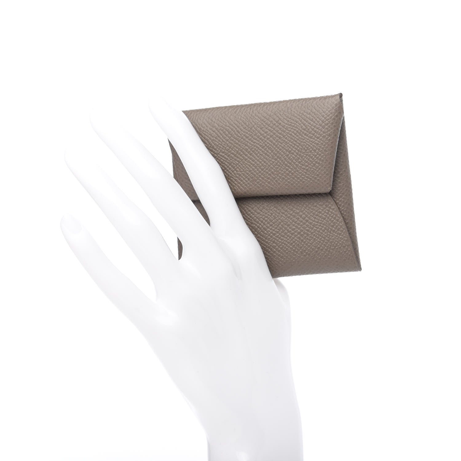 Hermes Epsom Bastia Verso Coin Purse Gris Etain Vert Criquet 2 of 7