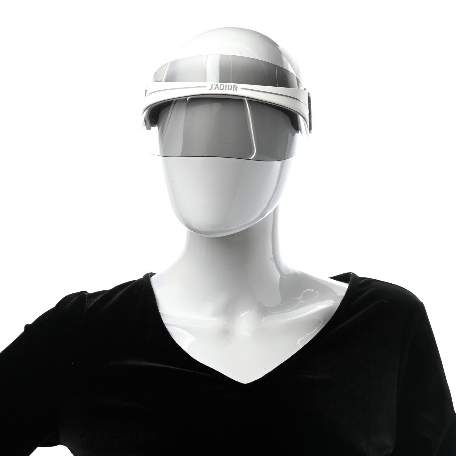 Christian Dior Mirrored DiorClub1 Sun Visor Grey 2 of 9