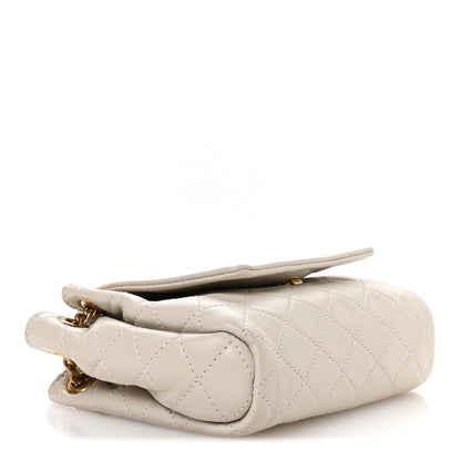 Saint Laurent Lambskin Quilted Monogram Mini Nolita Crema Soft 4 of 10