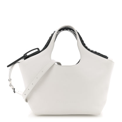 Balenciaga Shiny Calfskin Megazip Tote White 1 of 10