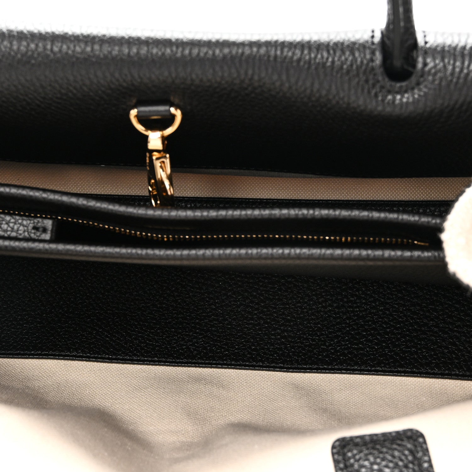 Chanel Grained Calfskin Boucle Urban Essentials Small Shopping Bag Black Ivory 5 of 10