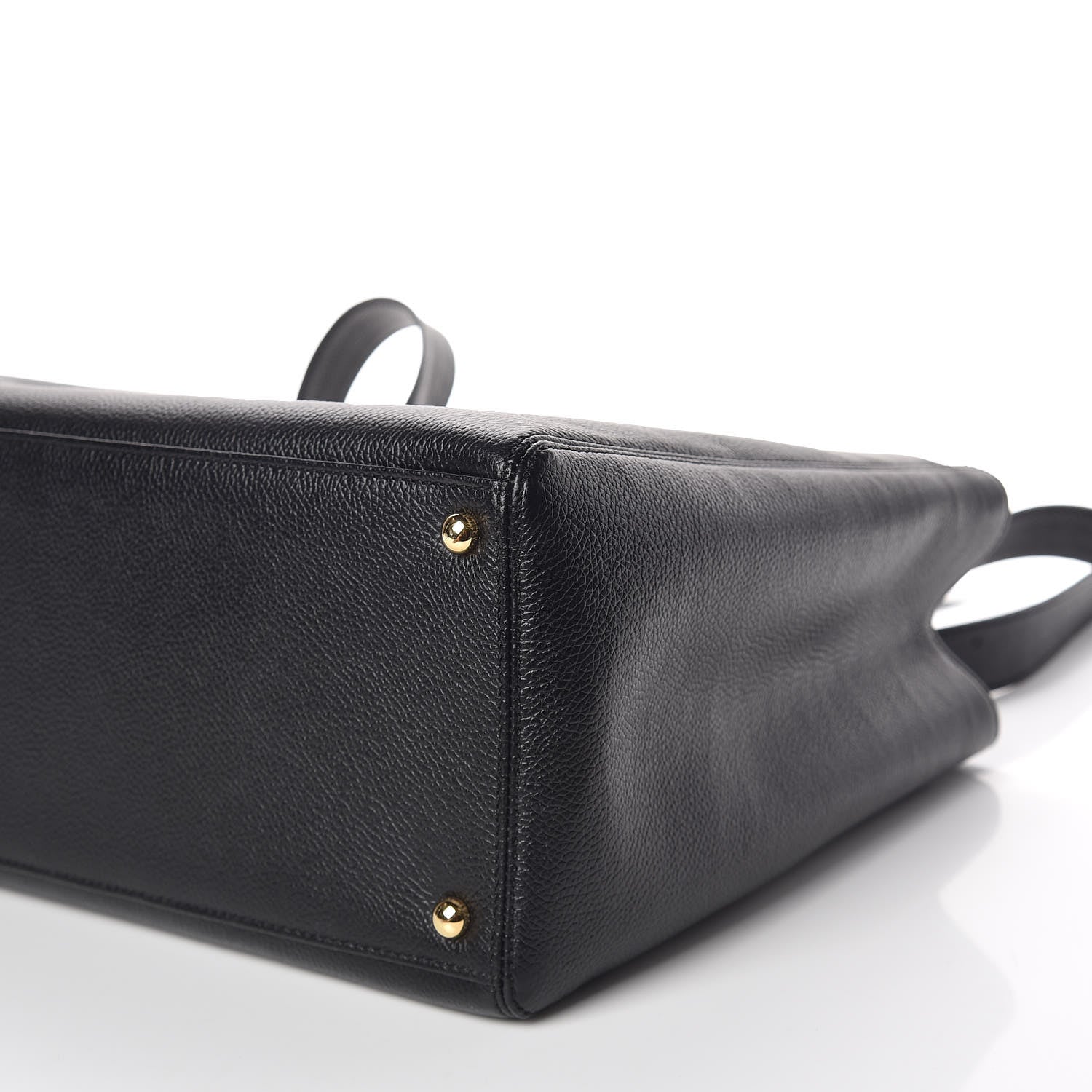 Chanel Calfskin Cerf Shopper Tote Black 6 of 10